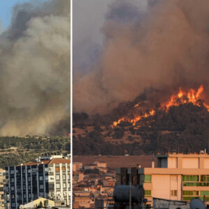 izmir bucada minibus yangini ormanlik alana sicradi havadan ve karadan mudahale suruyor xwH5LZhg