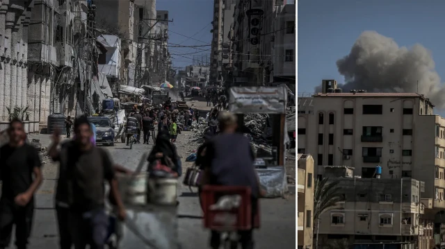 gazzenin en kalabalik bolgelerinden nasr mahallesinde zorunlu goc suruyor f4qRk59c