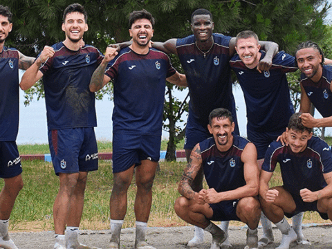 Trabzonspordan kumda antrenman EtrKBcKt